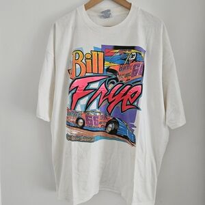 Vintage Bill Frye Shirt Mens 2XL Dirt Racing 90s